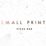 Small Print Pizza Bar